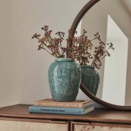 Portera - Coral Blue Gloss Ceramic Vase - thumbnail 6