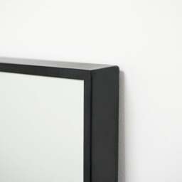 Theo - Full Length Black Extra Large Metal Mirror 190cm x 120cm - thumbnail 3