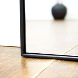 Theo - Full Length Black Extra Large Metal Mirror 190cm x 120cm - thumbnail 5