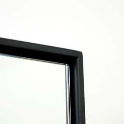 Theo - Full Length Black Extra Large Metal Mirror 190cm x 120cm - thumbnail 4