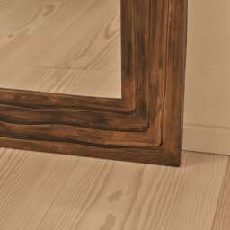 Lucelle - Extra Large Full Length Warm Wood Arched Mirror 200cm x 100cm - thumbnail 5