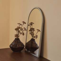 Liberty - Champagne Arched Metal Wall Mirror 50cm x 30cm - thumbnail 2