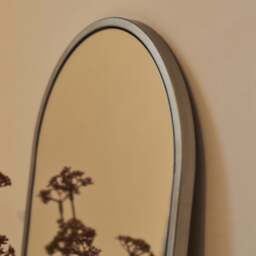 Liberty - Champagne Arched Metal Wall Mirror 50cm x 30cm - thumbnail 3