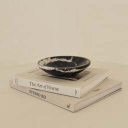 Marbelle - Black Marble Decorative Bowl - thumbnail 3