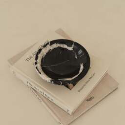 Marbelle - Black Marble Decorative Bowl - thumbnail 4