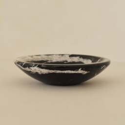 Marbelle - Black Marble Decorative Bowl
