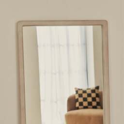 Arden - Concrete Full Length Wooden Mirror 140cm x 45cm - thumbnail 5