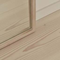 Arden - Concrete Full Length Wooden Mirror 140cm x 45cm - thumbnail 4