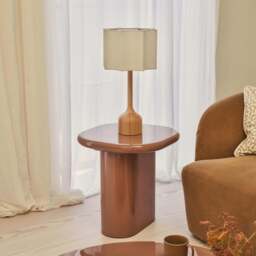 Rivington - High Gloss Mocha Rectangular Side Table