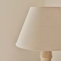 Sienna - Travertine Conical Shade Table Lamp - thumbnail 6