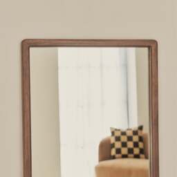Arden - Dark Wood Full Length Wooden Mirror 140cm x 45cm - thumbnail 6