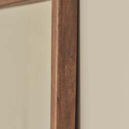 Arden - Dark Wood Full Length Wooden Mirror 140cm x 45cm - thumbnail 3