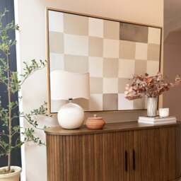 Olera - Ivory Gloss Ceramic Wave Shade Table Lamp - thumbnail 3