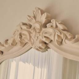 Cristina - Full Length Concrete Arched Ornate Mirror 200cm x 90cm - thumbnail 4