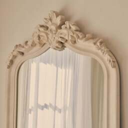 Cristina - Full Length Concrete Arched Ornate Mirror 200cm x 90cm - thumbnail 6