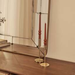 Teramo - Gold Antique Glass Metal Overmantle Mirror 120cm x 80cm - thumbnail 6