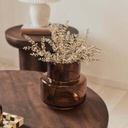 Vermont - Dark Wood Premium Round Coffee Table - thumbnail 4