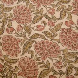 Erisha - Rose Printed Fabric Cushion - thumbnail 2
