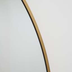 Liberty - Gold Full Length Arched Metal Mirror 200cm x 120cm - thumbnail 5