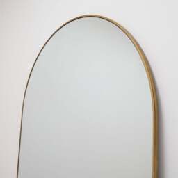 Liberty - Gold Full Length Arched Metal Mirror 200cm x 120cm - thumbnail 6