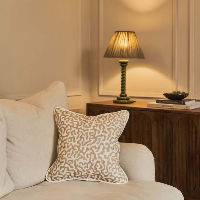 Pakko - Sesame Printed Fabric Cushion - image 1