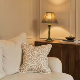 Pakko - Sesame Printed Fabric Cushion - thumbnail 1