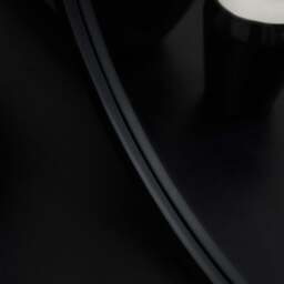 Higgins - Black Metal Modern Round Wall Mirror 40cm x 40cm - thumbnail 6