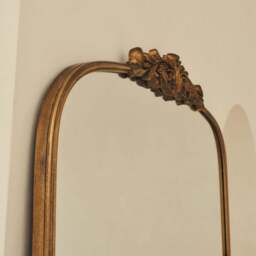 Amelia - Full Length Gold Arched Metal Mirror 200cm x 120cm - thumbnail 4