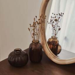 Aaliyah - Light Wood Irregular Wall Mirror 42cm x 35cm - thumbnail 3
