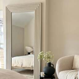 Aurora - Full Length Ribbed Concrete Mirror 180cm x 90cm - thumbnail 1