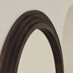 Luciana - Full Length Arched Charred Wood Mirror 180cm x 110cm - thumbnail 5