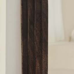 Luciana - Full Length Arched Charred Wood Mirror 180cm x 110cm - thumbnail 6