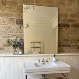 Edge - Large Frameless Rectangular Mirror 120cm x 90cm - thumbnail 2