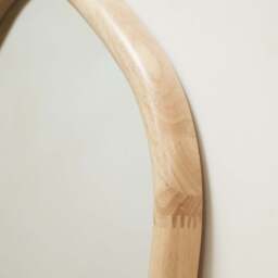 Aaliyah - Full Length Light Wood Irregular Mirror 180cm x 80cm - thumbnail 4