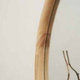 Aaliyah - Full Length Light Wood Irregular Mirror 180cm x 80cm - thumbnail 6