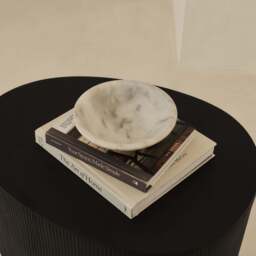 Marbelle - White Marble Decorative Bowl - thumbnail 5