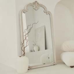Pelazzo - Full Length Extra Large Concrete Ornate Mirror 185cm x 104cm - thumbnail 6
