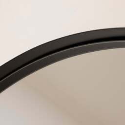 Arcus - Full Length Arched Black Extra Large Metal Mirror 200cm x 90cm - thumbnail 3