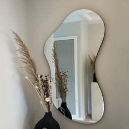 Edge - Large Frameless Irregular Pond Mirror 120cm x 70cm - thumbnail 2