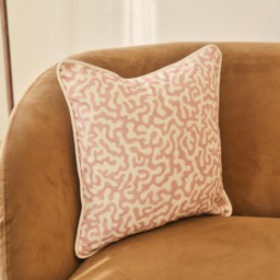 Pakko - Rose Printed Fabric Cushion - thumbnail 5