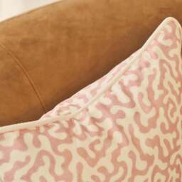 Pakko - Rose Printed Fabric Cushion - thumbnail 6