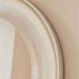 Porta - Full Length Arched Brushed Chrome Large Mirror 180cm x 90cm - thumbnail 5