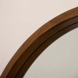 Tamara - Full Length Extra Large Arched Walnut Mirror 190cm x 110cm - thumbnail 3
