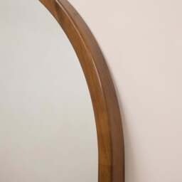 Tamara - Full Length Extra Large Arched Walnut Mirror 190cm x 110cm - thumbnail 5