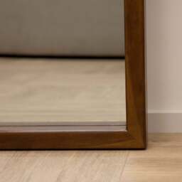 Tamara - Full Length Extra Large Arched Walnut Mirror 190cm x 110cm - thumbnail 6