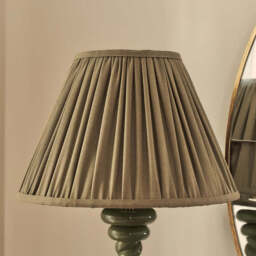 Cordelia - Olive Green Pleated Shade Table Lamp - thumbnail 6