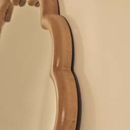 Safi - Full Length Large Arched Warm Wood Mirror 190cm x 90cm - thumbnail 5