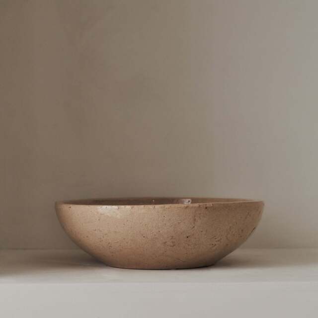 Portera - Beige Gloss Ceramic Decorative Bowl - image 1