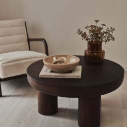 Portera - Beige Gloss Ceramic Decorative Bowl - thumbnail 4
