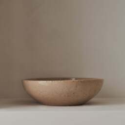 Portera - Beige Gloss Ceramic Decorative Bowl